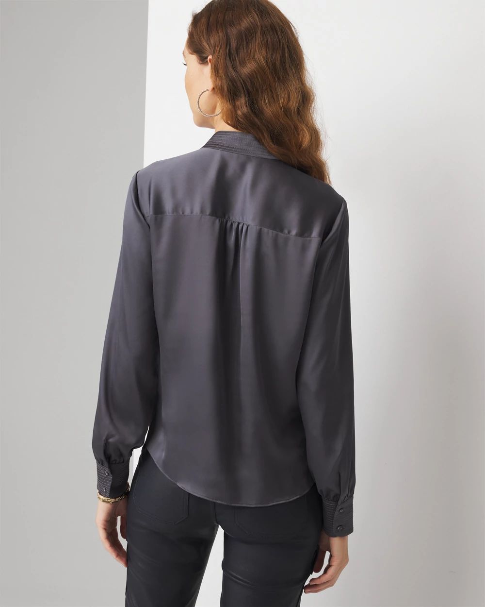Trapunto Stitched Shirt | White House Black Market